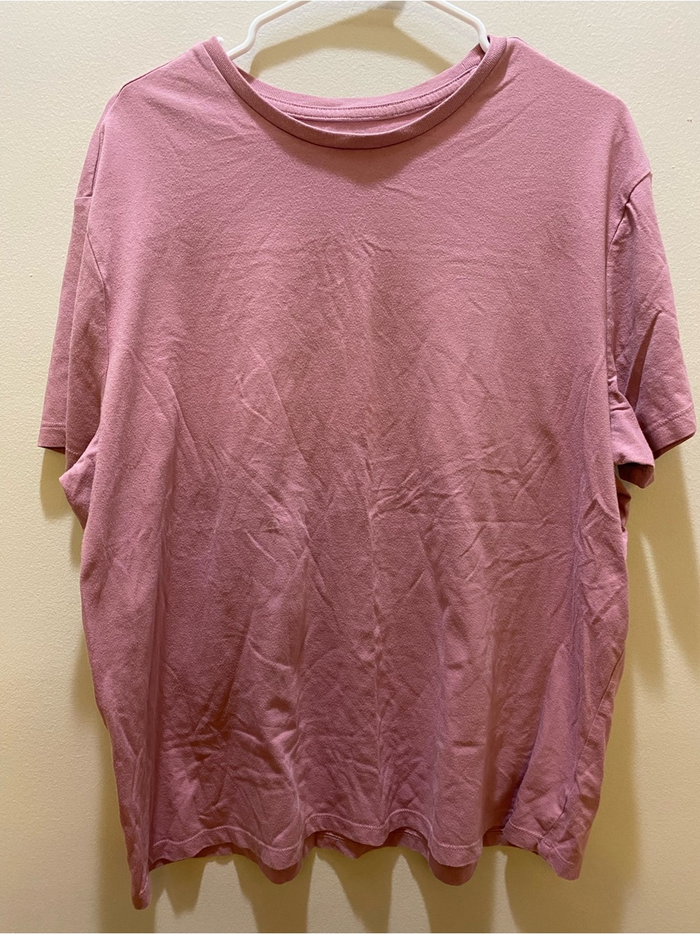 Goodfellow & Co Men's Short Sleeve Crew Tee in Dusty Pink